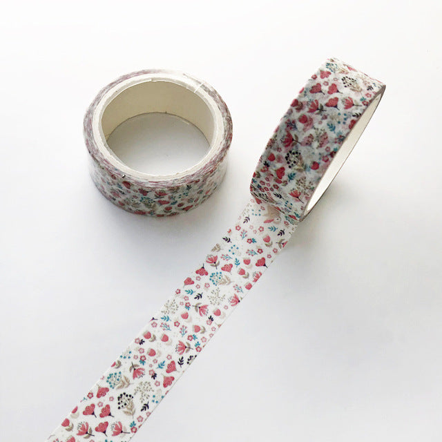 Ayron - Washi tape - Flores pequeñas
