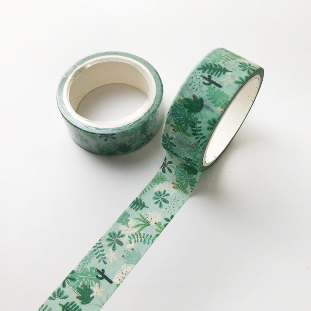 Ayron - Washi tape - Hojas verdes
