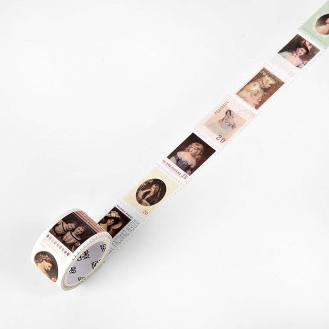 MO·CARD - Washi Tape Sellos Troquelados - Retratos Mujeres