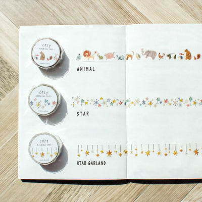 Mind Wave - Washi Tape Troquelado Cozy - Star