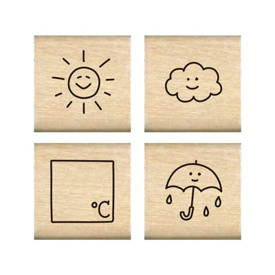 Kodomo No Kao - Set 4 Minisellos - Weather
