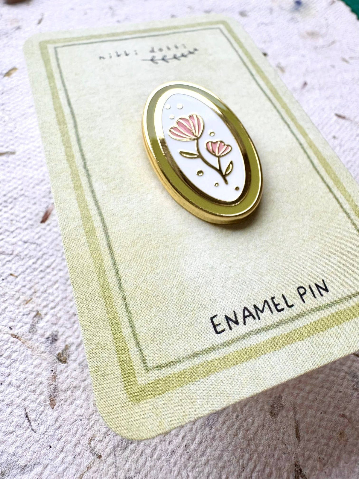 Nikki Dotti - Pin Esmaltado - Flores