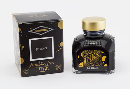 Diamine - Tintero 80 ml - Jet Black - STANDARD INK