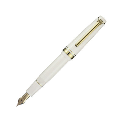 Sailor - Pluma Estilográfica - Beni White - Pro Gear Slim Mini - ORO 14K