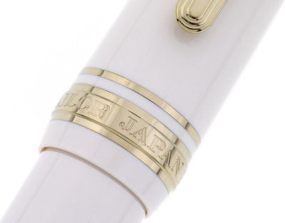 Sailor - Pluma Estilográfica - Beni White - Pro Gear Slim Mini - ORO 14K