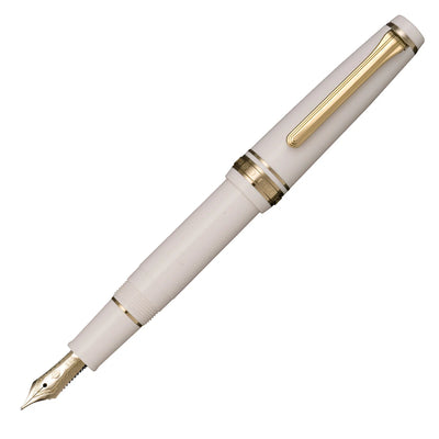 Sailor - Pluma Estilográfica - Beni White - Pro Gear Slim Mini - ORO 14K