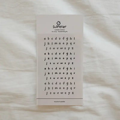 Suatelier - Hoja Pegatinas Adhesivas - Hadnwritting #1