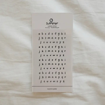 Suatelier - Hoja Pegatinas Adhesivas - Hadnwritting #1