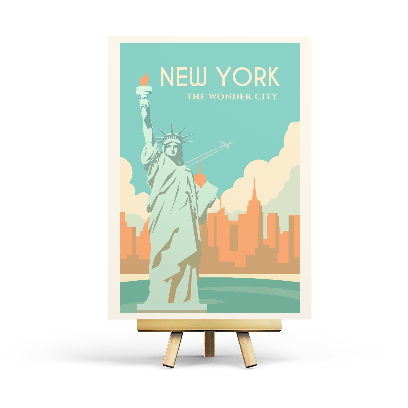 Penpaling Paula - Nueva York: postal de viaje retro