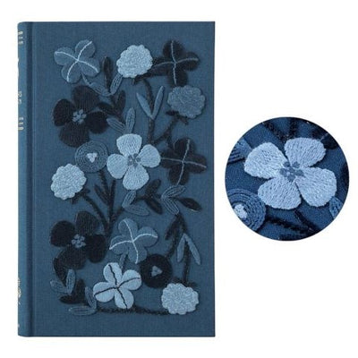 Midori - Diario 5 años B6 - Flores Bordadas Navy