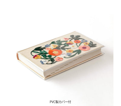 Midori - Diario 5 años B6 - Flores Bordadas Beige