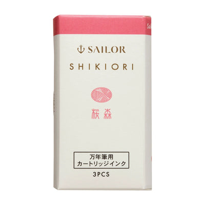 Sailor - Pack 3 cartuchos tinta - Sakuramori - Shikiori Ink