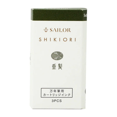 Sailor - Pack 3 cartuchos tinta - Hanging Hair - Shikiori Ink