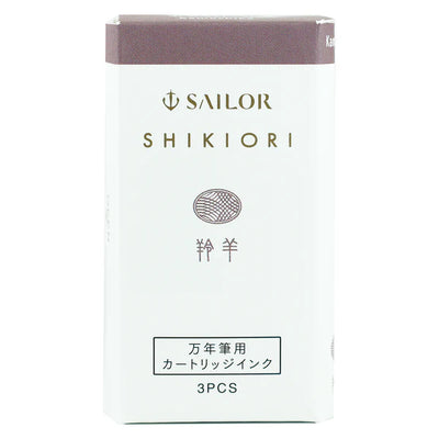 Sailor - Pack 3 cartuchos tinta - Kamoshika - Shikiori Ink