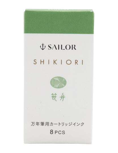 Sailor - Pack 3 cartuchos tinta - Sasabune - Shikiori Ink