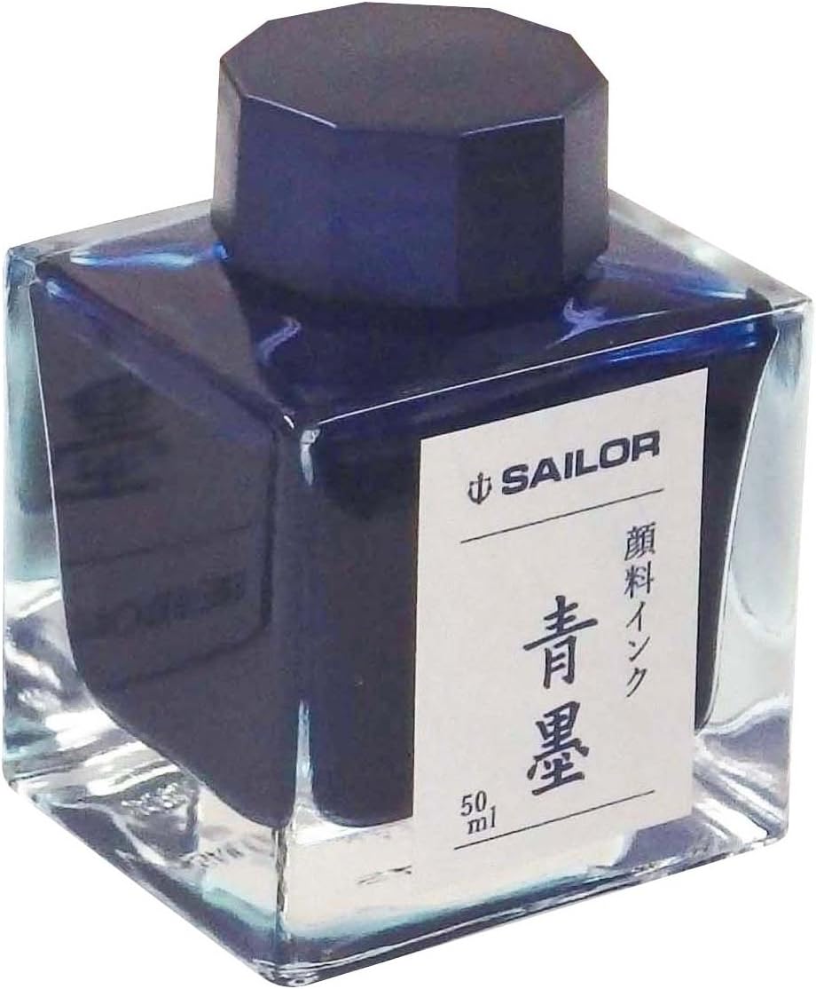 Sailor - Tintero 50 ml - BlueBlack Pigmentada - Seiboku