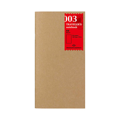 Traveler's Company - Recambio REGULAR 003 - Blank MD