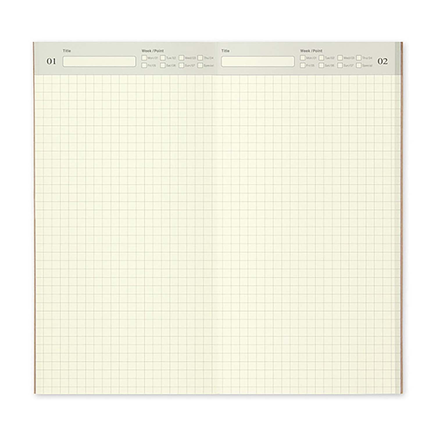 Traveler's Company - Recambio REGULAR 005 - Free Diary (Daily)