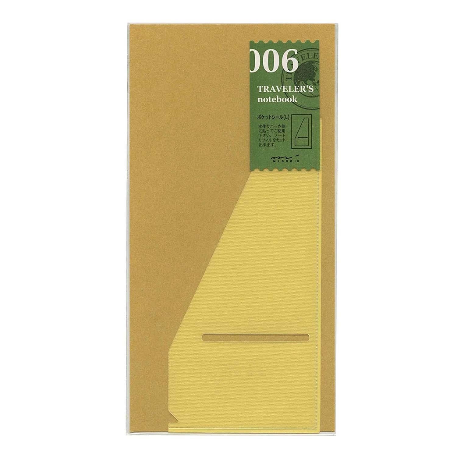 Traveler's Company - Recambio REGULAR 006 - Pocket Sticker L