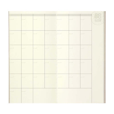 Traveler's Company - Recambio REGULAR 017 - Free Diary (Monthly)