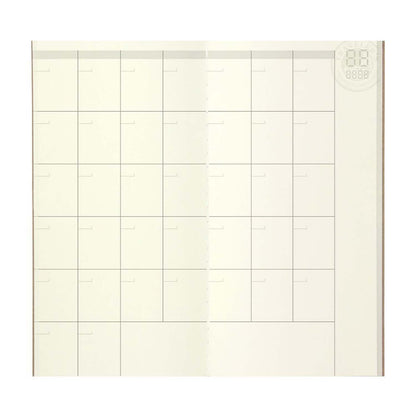 Traveler's Company - Recambio REGULAR 017 - Free Diary (Monthly)