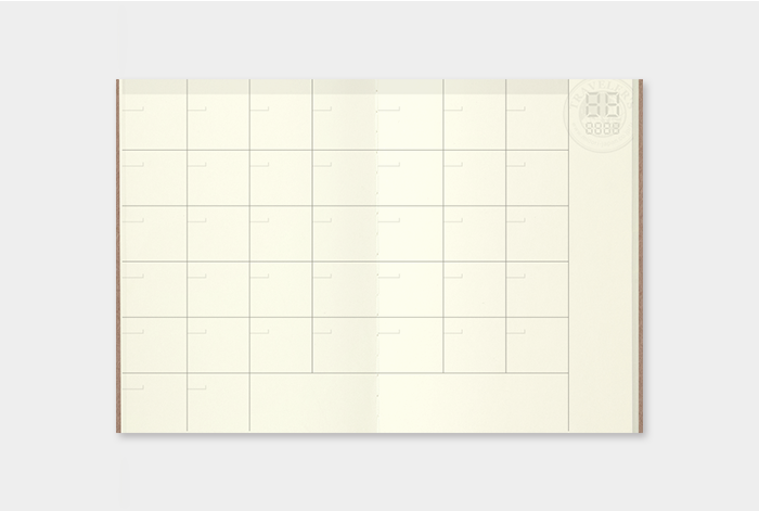 Traveler's Company - Recambio PASSPORT 006 - Free Diary (Monthly)