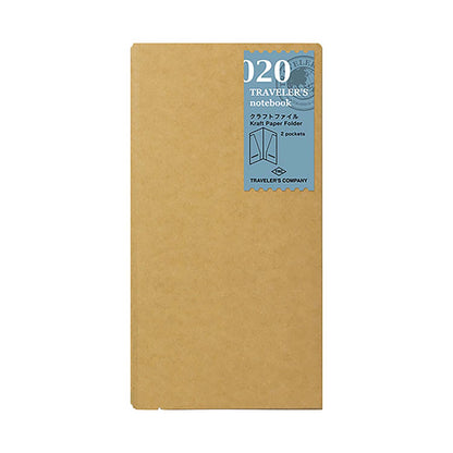 Traveler's Company - Recambio REGULAR 020 - Kraft Paper Folder