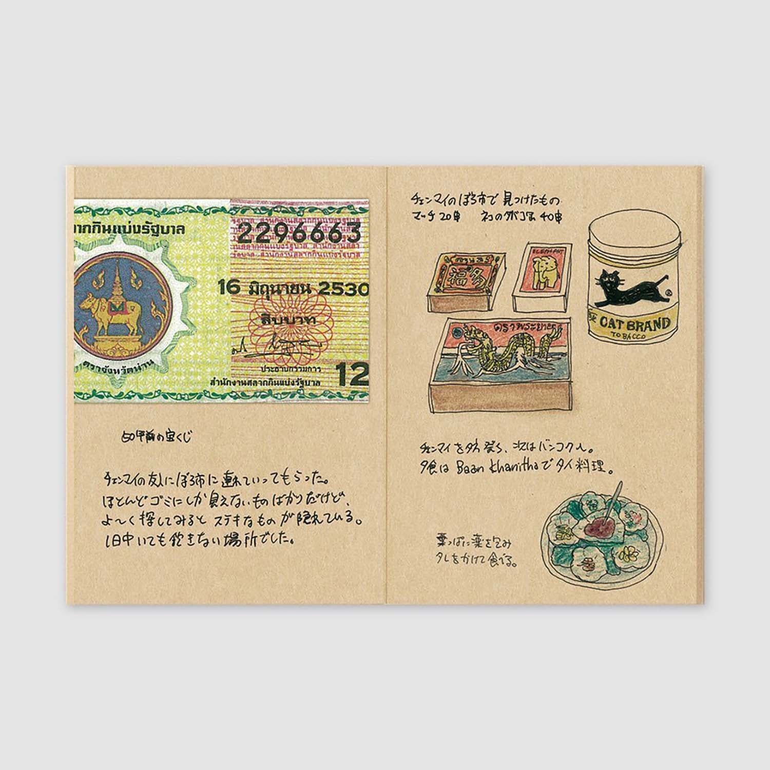Traveler's Company - Recambio PASSPORT 009 - Kraft Paper
