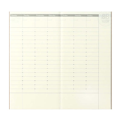 Traveler's Company - Recambio REGULAR 018 - Free Diary (Weekly Vertical)