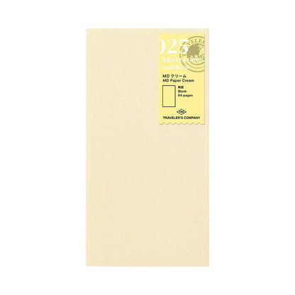 Traveler's Company - Recambio REGULAR 025 - MD Paper Cream