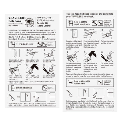 Traveler's Company - Recambio REGULAR 010 - Repair Kit Spare Colors