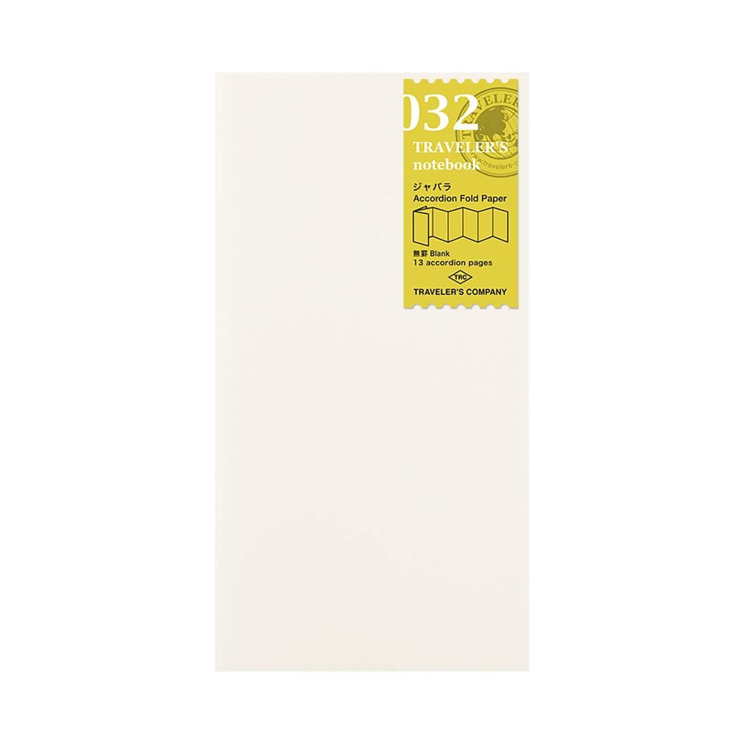 Traveler's Company - Recambio REGULAR 032 - Accordion Fold Paper