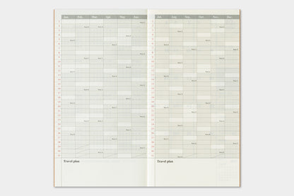 Traveler's Company - Agenda Mensual REGULAR - The Traveler's Spirit