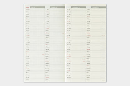 Traveler's Company - Agenda Semanal + Memo REGULAR - The Traveler's Spirit