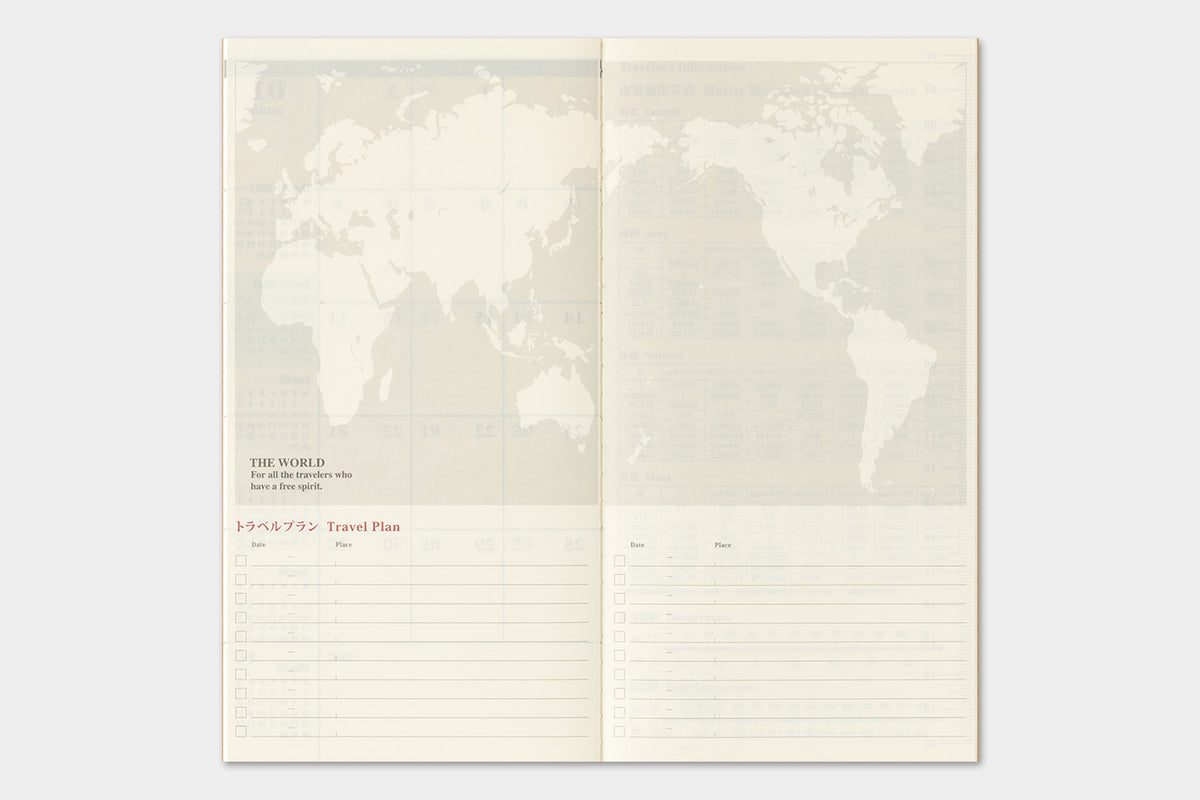 Traveler's Company - Agenda Mensual REGULAR 2027