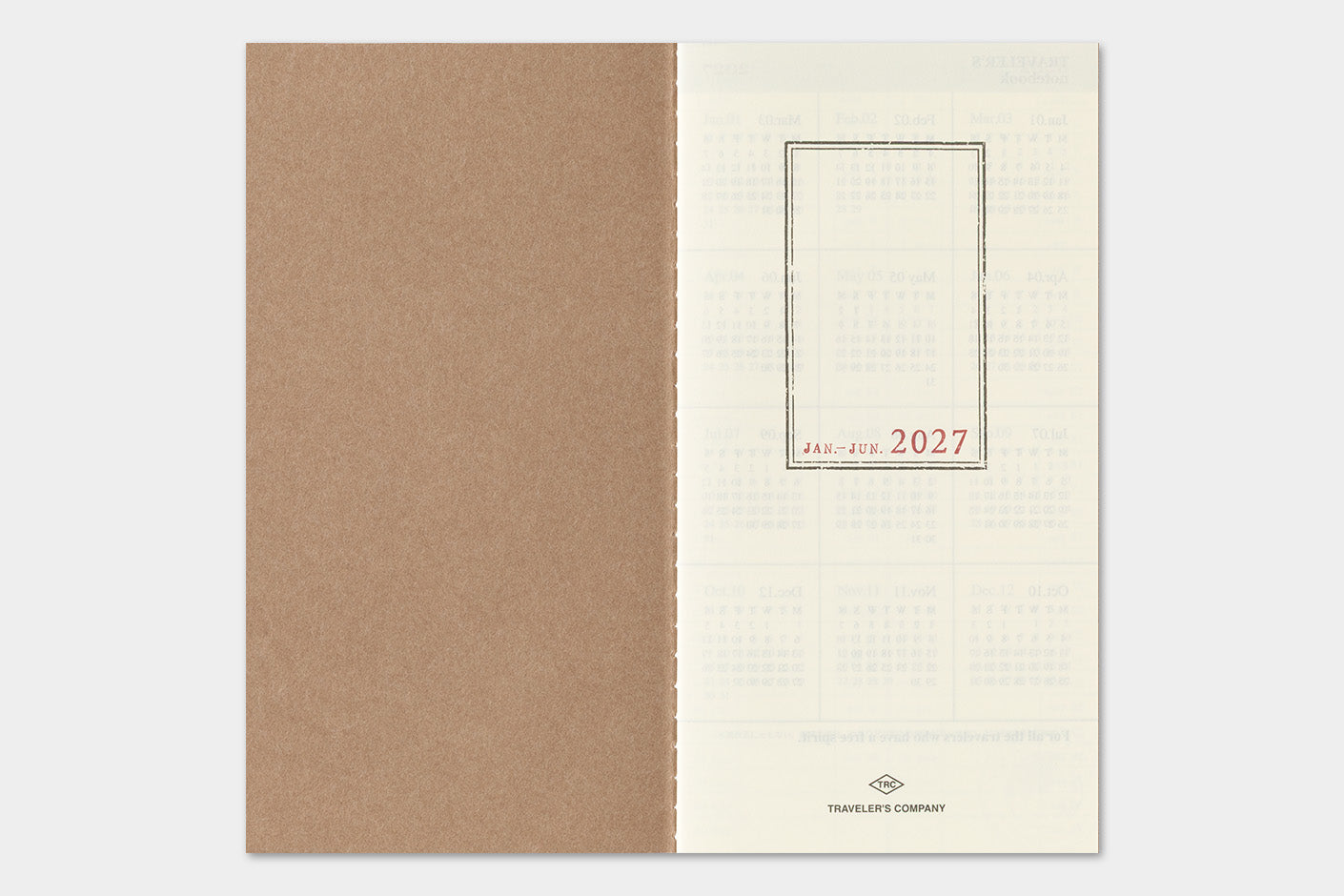 Traveler's Company - Agenda Semanal + Memo REGULAR 2027