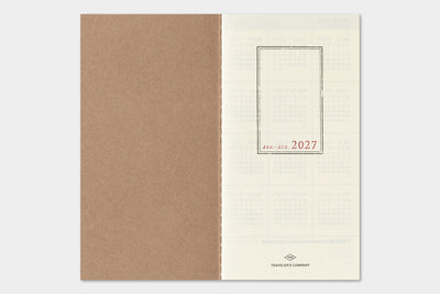 Traveler's Company - Agenda Semanal + Memo REGULAR 2027
