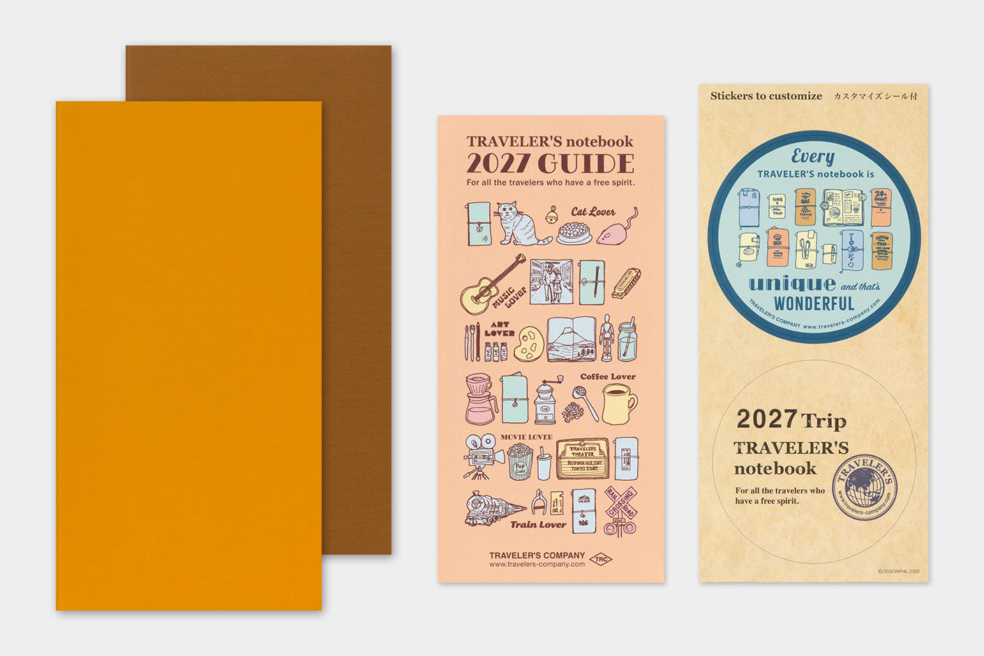 Traveler's Company - Agenda Semanal Vertical REGULAR 2027
