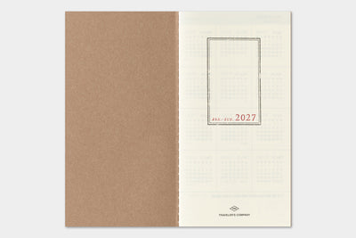 Traveler's Company - Agenda Semanal Vertical REGULAR 2027