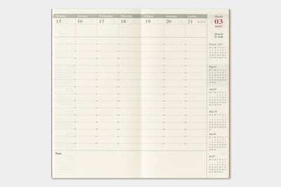 Traveler's Company - Agenda Semanal Vertical REGULAR 2027