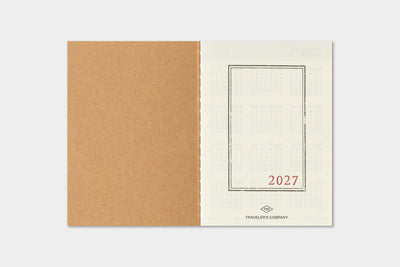 Traveler's Company - Agenda Mensual PASSPORT 2027