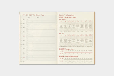 Traveler's Company - Agenda Mensual PASSPORT 2027