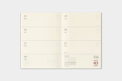 Traveler's Company - Agenda Semanal PASSPORT 2027