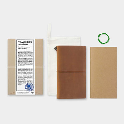 Traveler's Company - Traveler's Notebook Regular Camel - Starter Kit