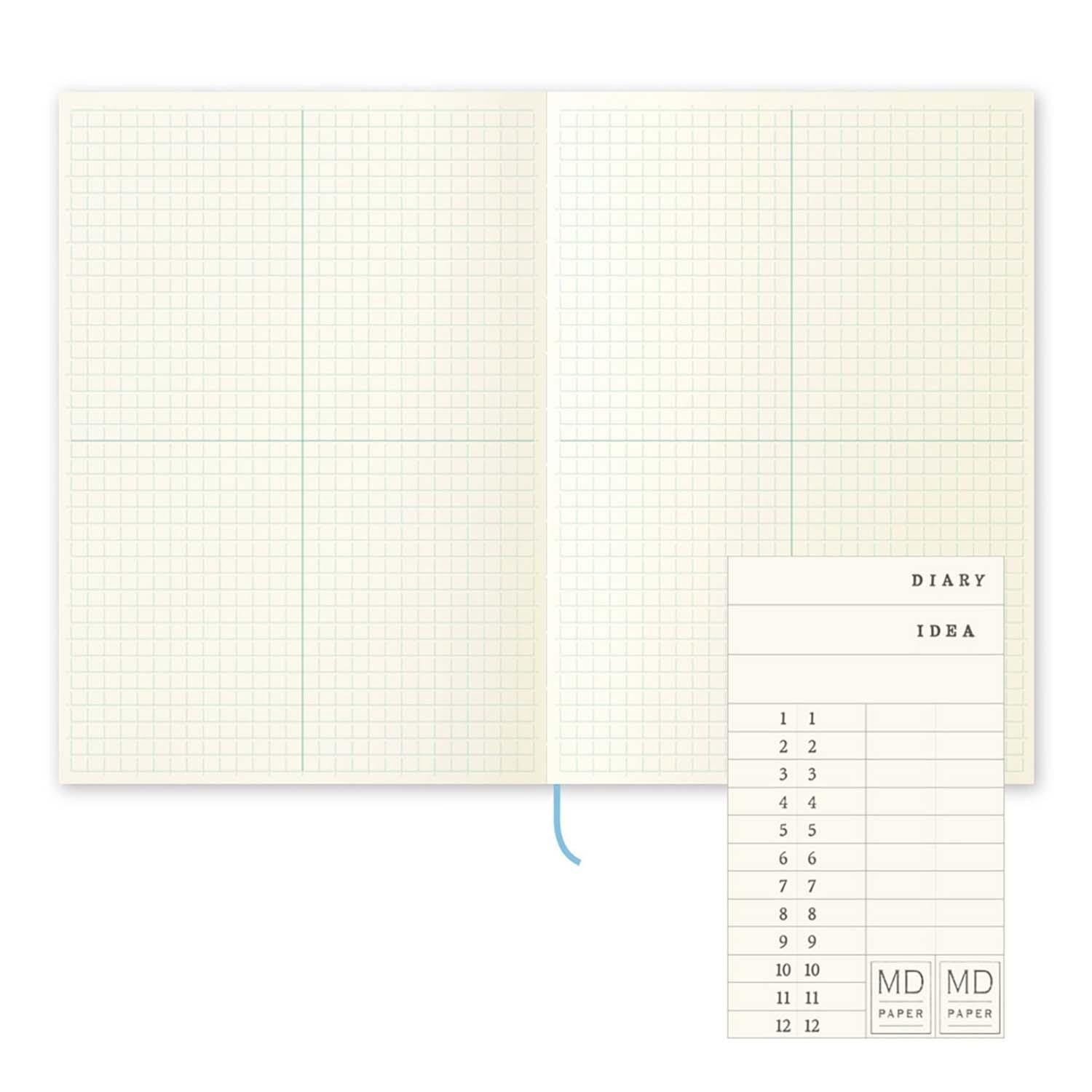 MD PAPER - Cuaderno A5 - Bloque Cuadros A