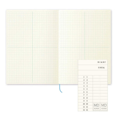 MD PAPER - Cuaderno A5 - Bloque Cuadros A