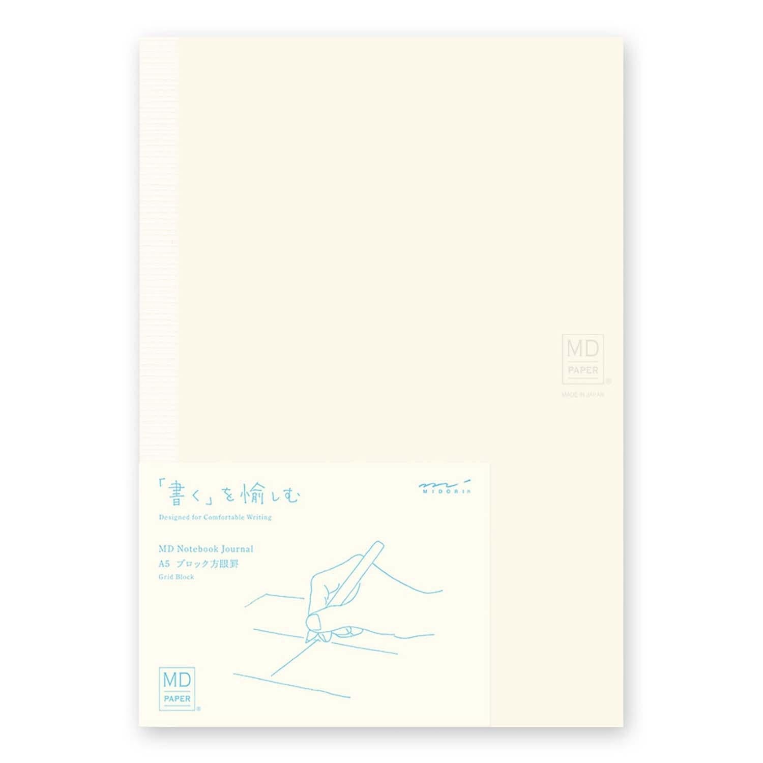 MD PAPER - Cuaderno A5 - Bloque Cuadros A