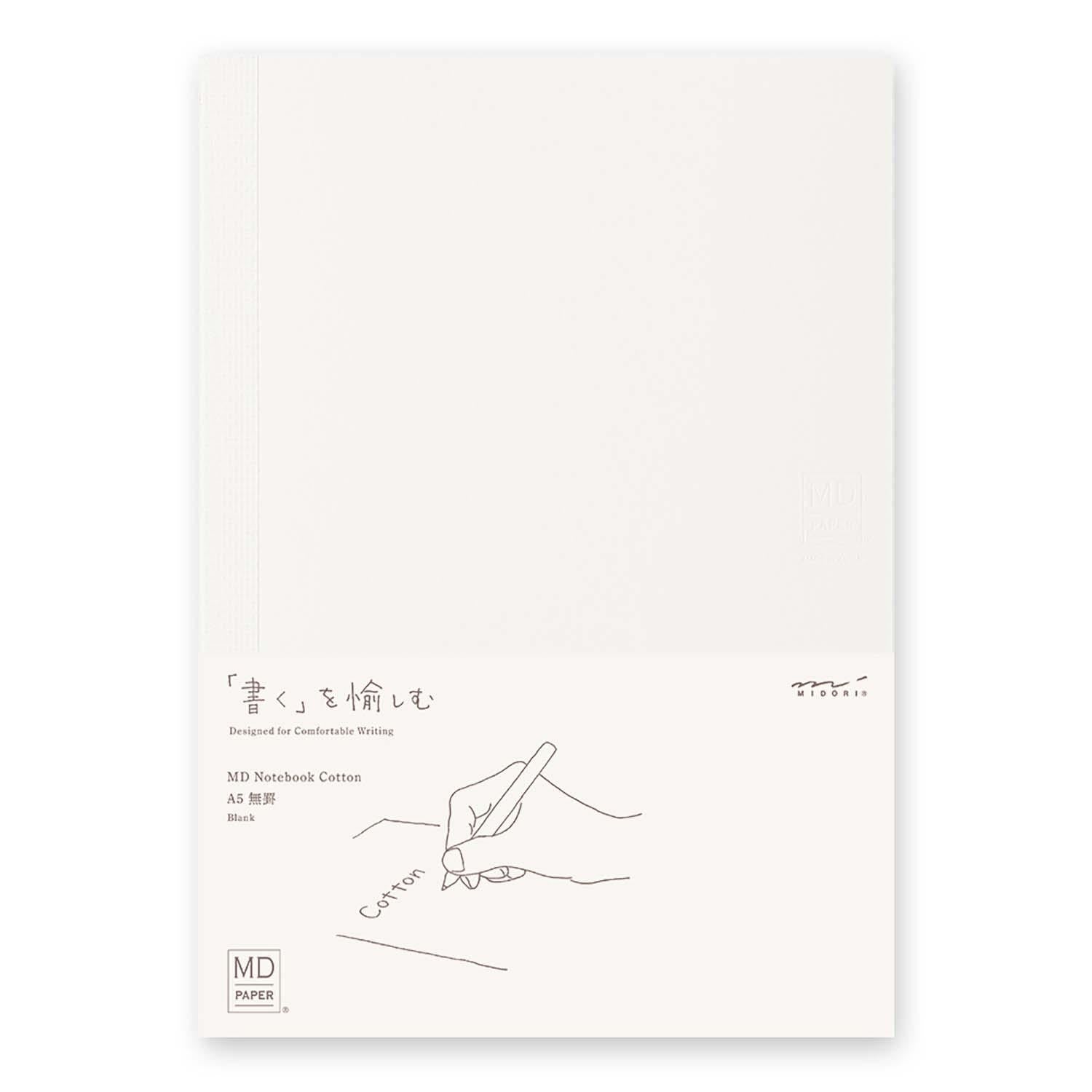 MD PAPER - Cuaderno A5 Cotton - Liso