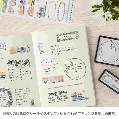 Midori - Cuaderno B6 YURU LOG - Grid 2x2mm