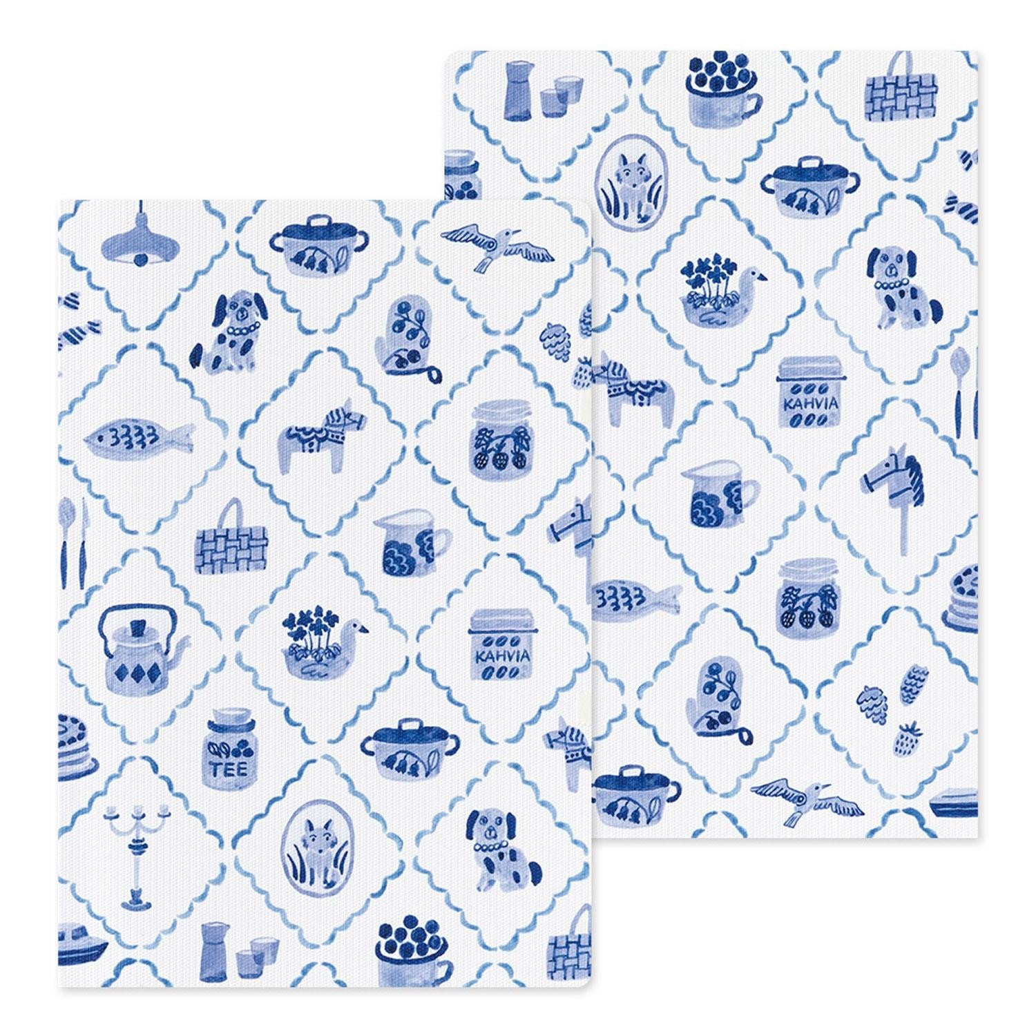 Midori - Cuaderno B6 YURU LOG - Blue Nordic